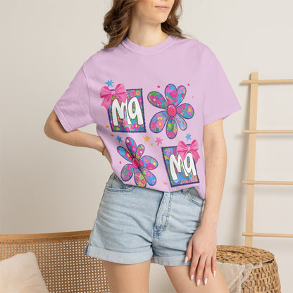 Comfort Colors  Mama - Floral TShirt