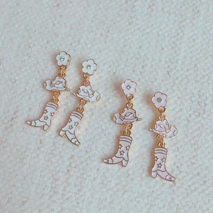 Yee-Haw Boot Dangle Earrings