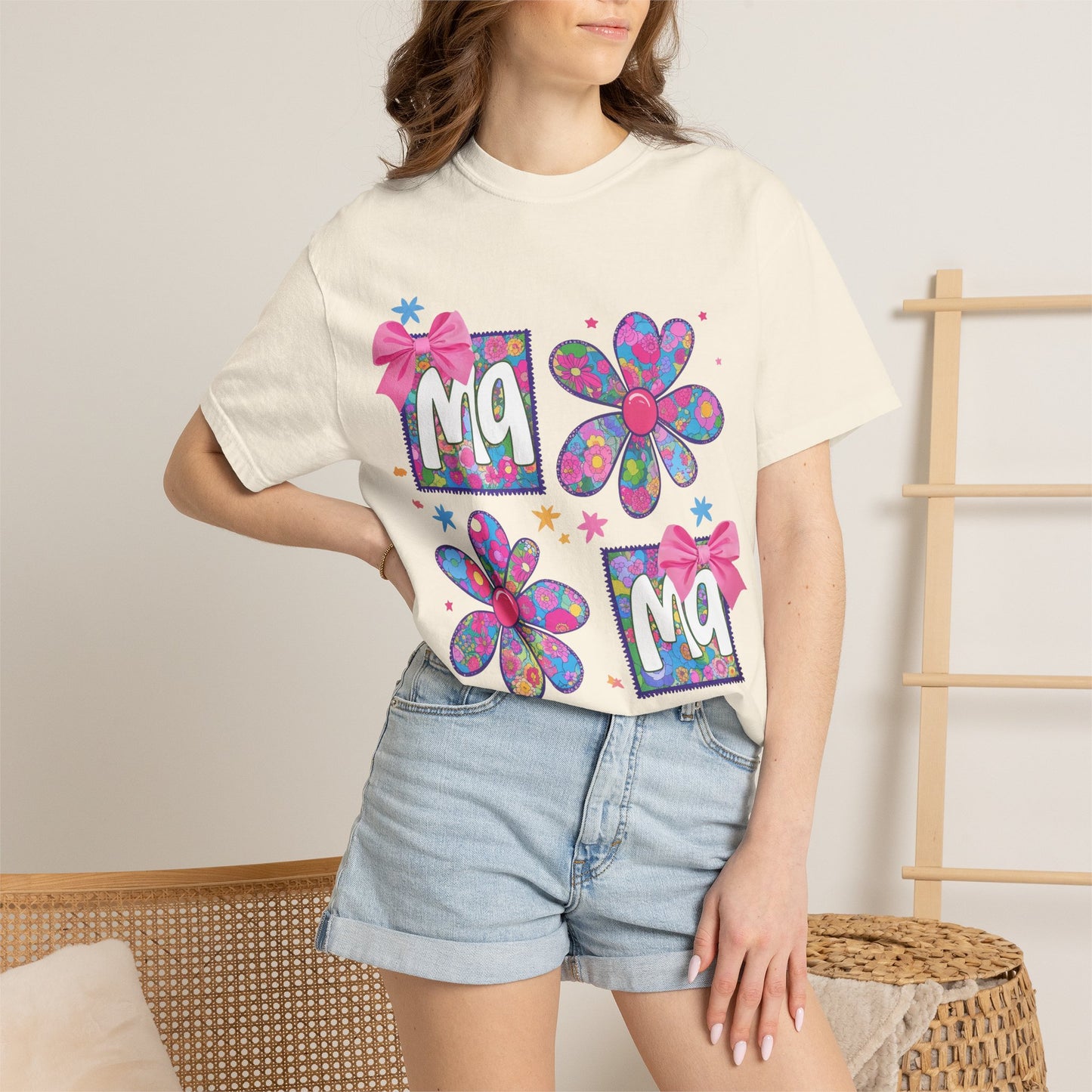 Comfort Colors  Mama - Floral TShirt