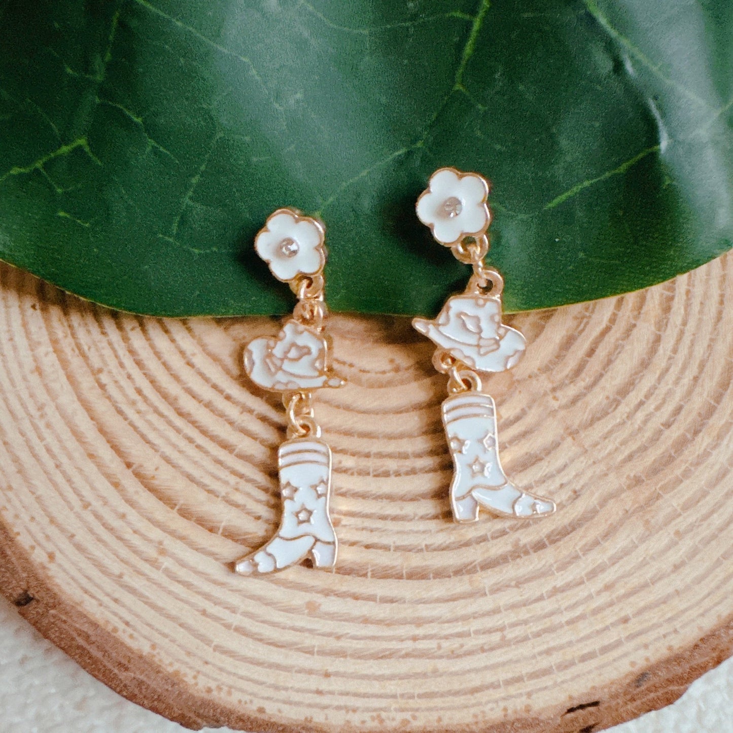 Yee-Haw Boot Dangle Earrings