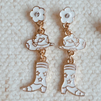 Yee-Haw Boot Dangle Earrings