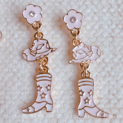 Yee-Haw Boot Dangle Earrings