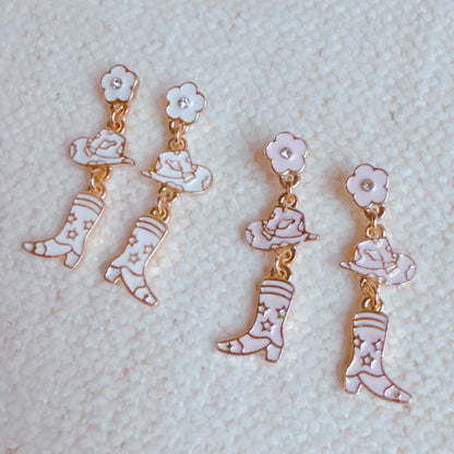 Yee-Haw Boot Dangle Earrings